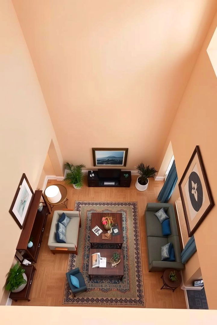 Warm Beige Neutrality - 22 blue and beige living room ideas