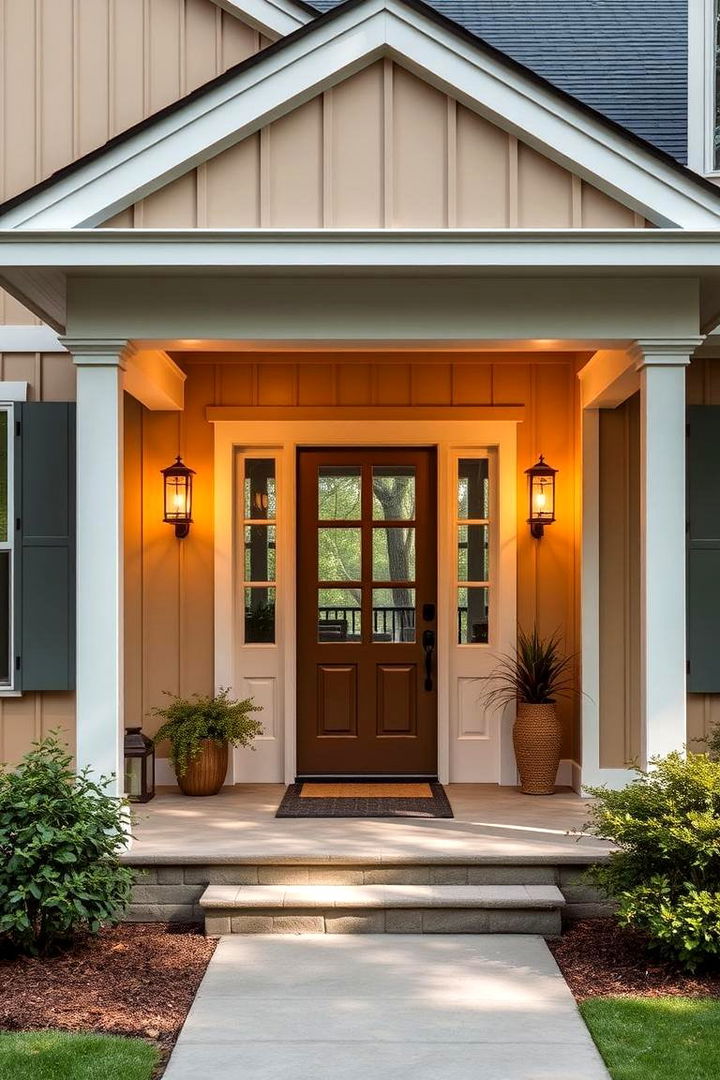 Warm Beige Sophistication - 22 Board and Batten Siding Colors