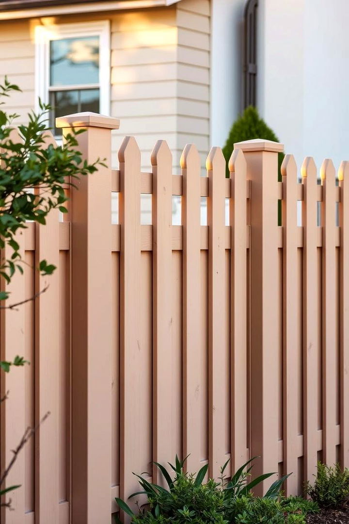 Warm Beige for Understated Elegance - 22 Fence Paint Colours