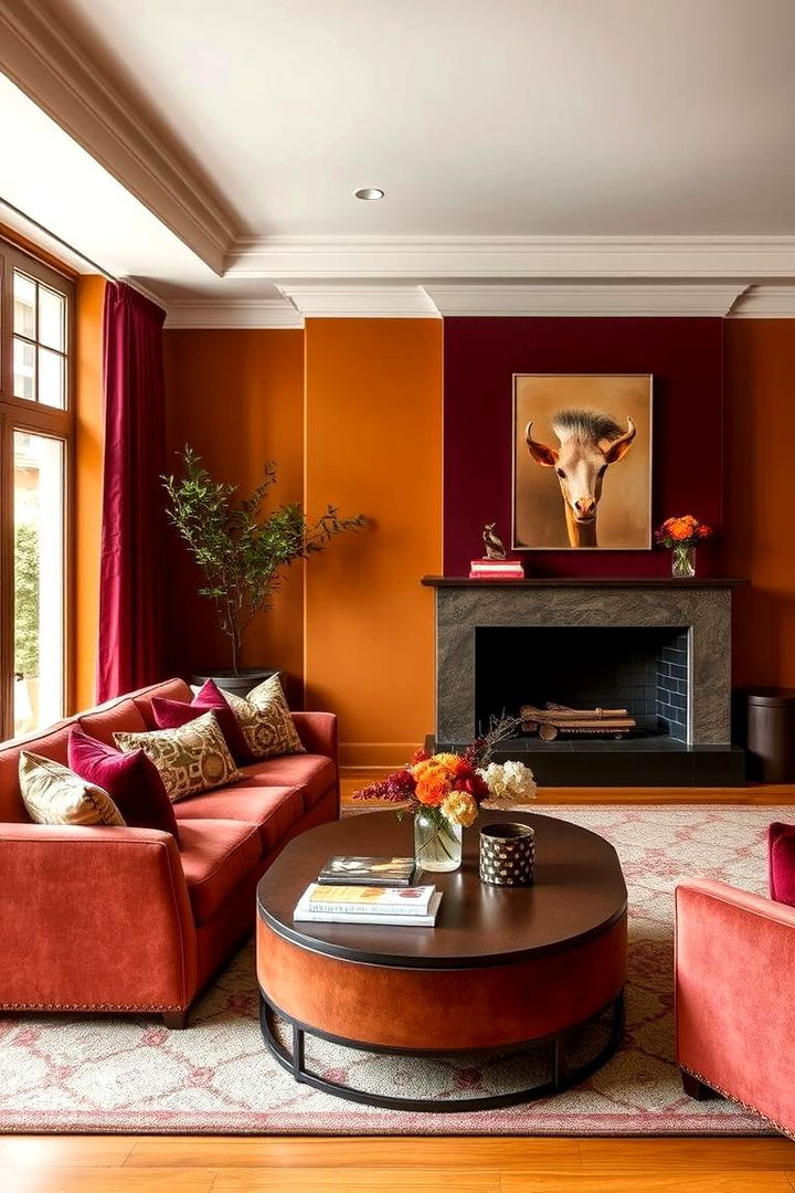 Warm Color Palette - 22 Ralph Lauren Living Room Ideas