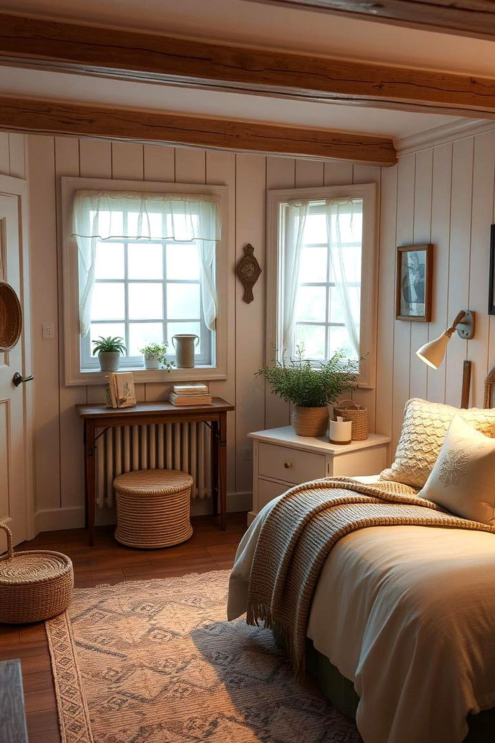 Warm Cottage Feel - 22 Bedroom Ideas For Couples
