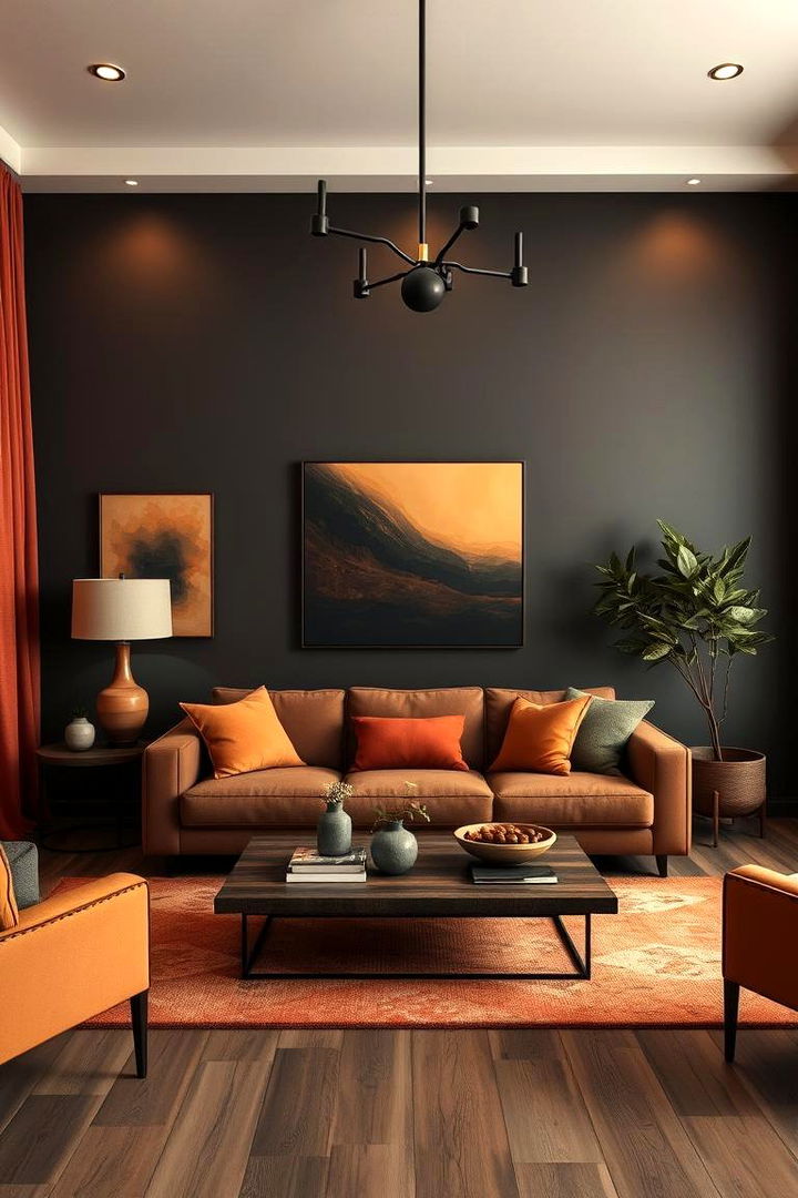 Warm Earth Tone Integrations - 22 Moody Living Room Ideas