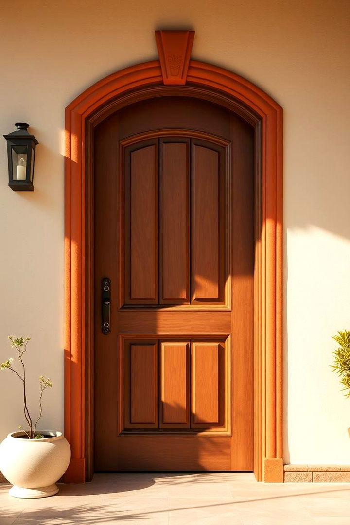 Warm Earth Tones Trim - 22 Door Trim Ideas