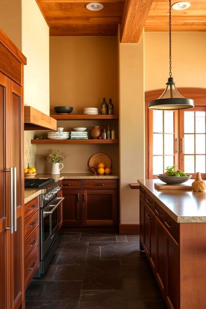 Warm Earth Tones in Slate Kitchens - 22 Kitchens With Slate Floors