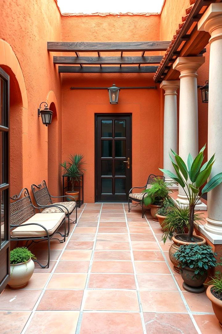 Warm Earth toned Elegance - 22 patio tile ideas