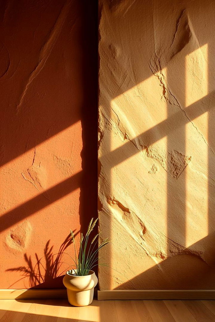 Warm Earthy Tones - 22 Fireplace Accent Wall Ideas