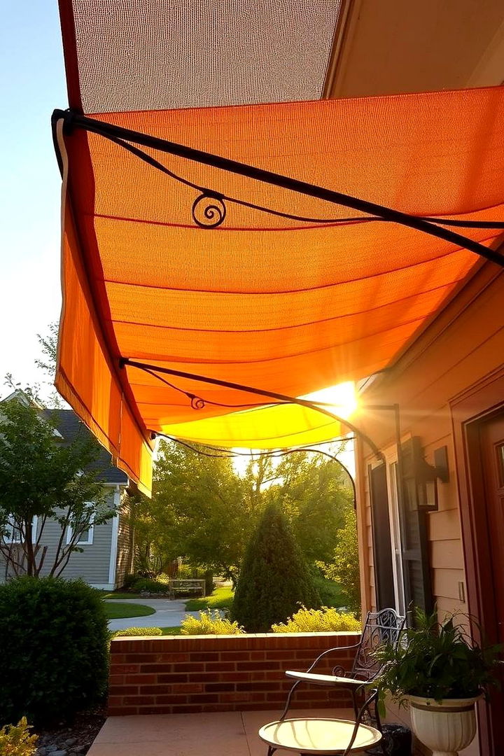 Warm Inviting Canopies - 22 spanish style front porch ideas