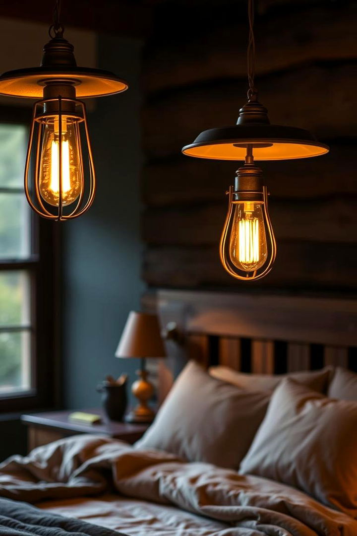 Warm Light Fixtures with Viking Flair - 22 Viking Bedroom Ideas