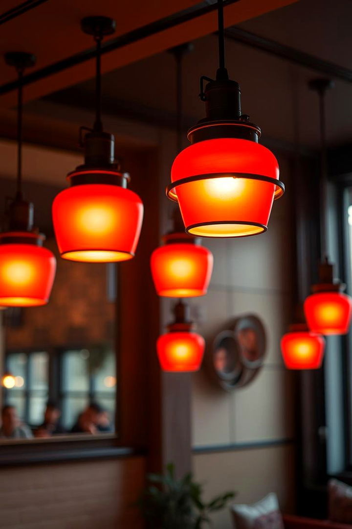 Warm Lighting Accents with Red Lamps - 22 Red Boy Room Ideas