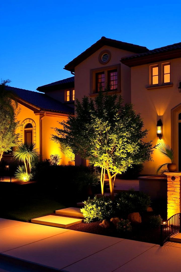 Warm Lighting and Ambience - 22 Mediterranean House Exterior Ideas