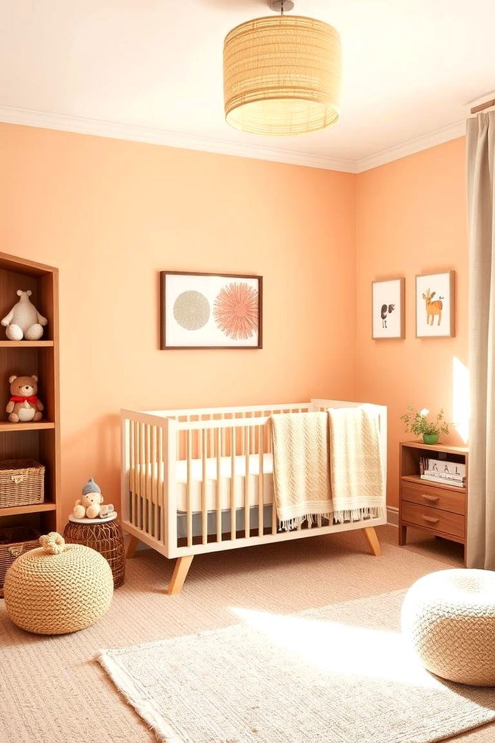 Warm Peach - 22 Nursery Color Ideas
