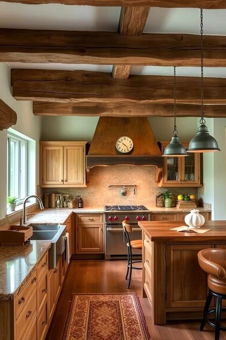 Warm Rustic Elements - 22 Townhouse Kitchen Ideas