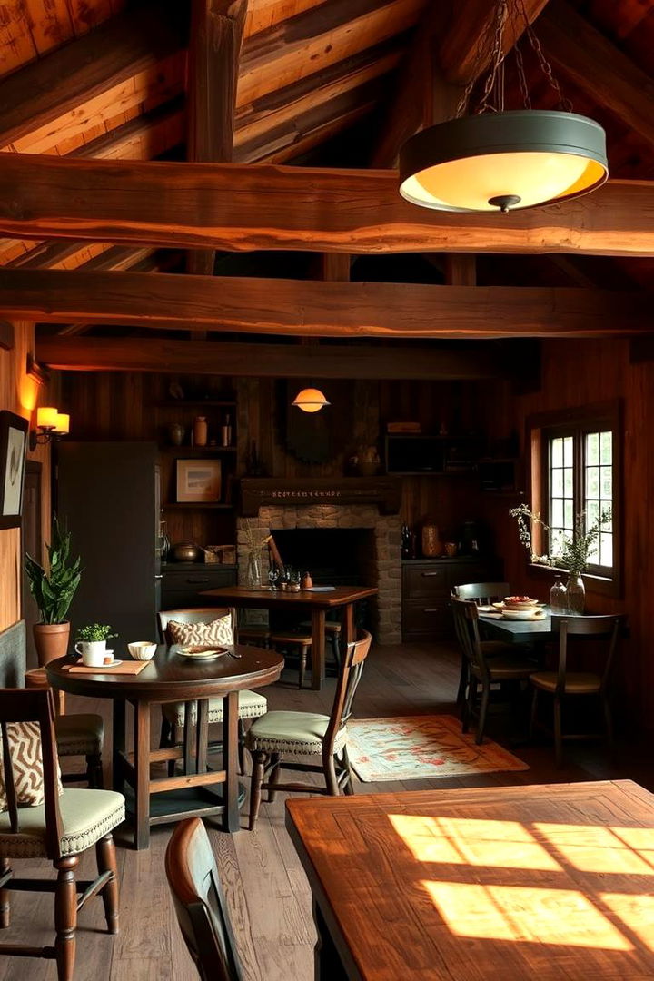 Warm Rustic Vibe - 22 Office Coffee Station Ideas