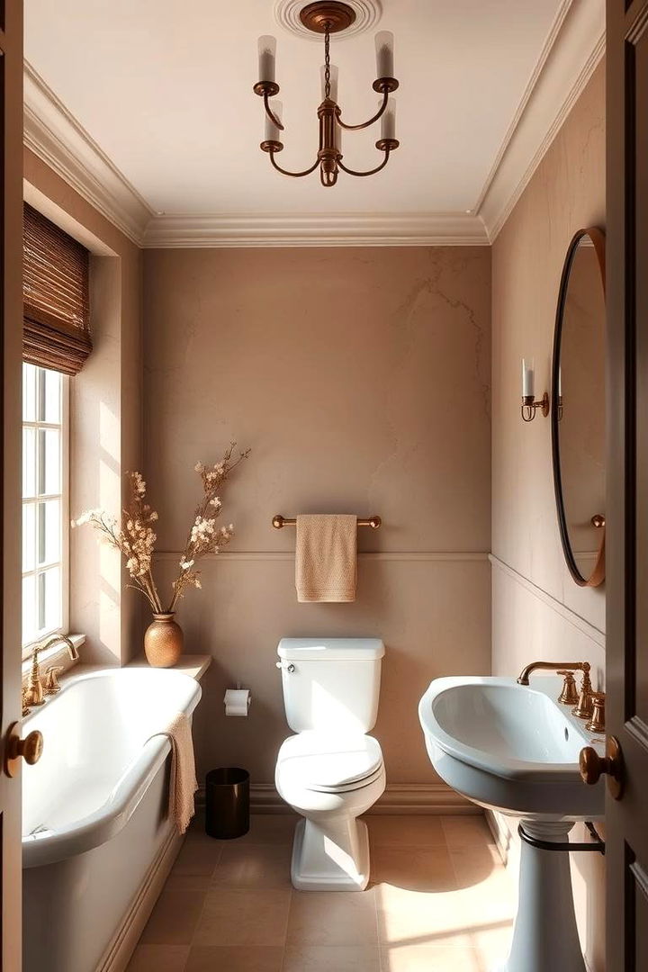 Warm Taupe Bathroom for Neutral Elegance - 22 Bathroom Color Ideas