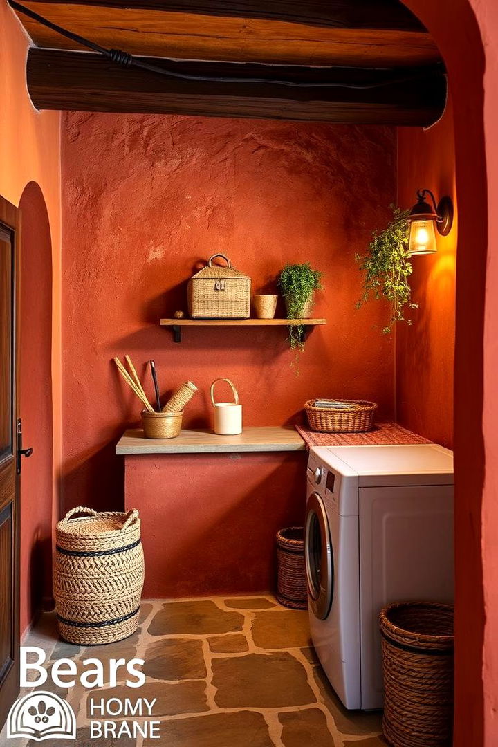 Warm Terracotta - 22 Laundry Room Paint Ideas