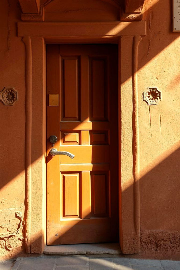 Warm Terracotta - 22 Mid Century Front Door Colors