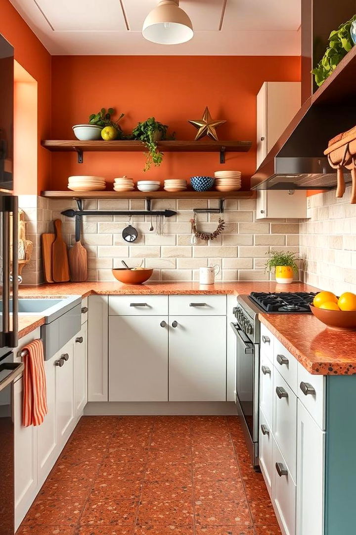 Warm Terrazzo Touch - 22 Kitchen Backsplash Ideas