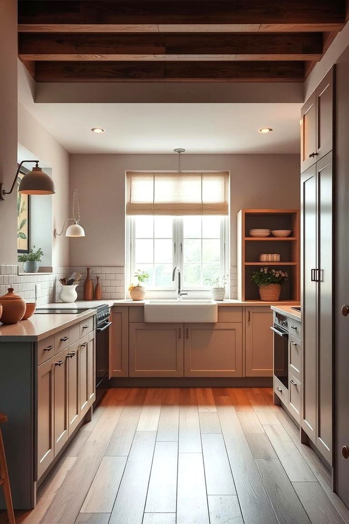 Warm Understated Elegance - 22 Light Wood Floor Kitchen Ideas