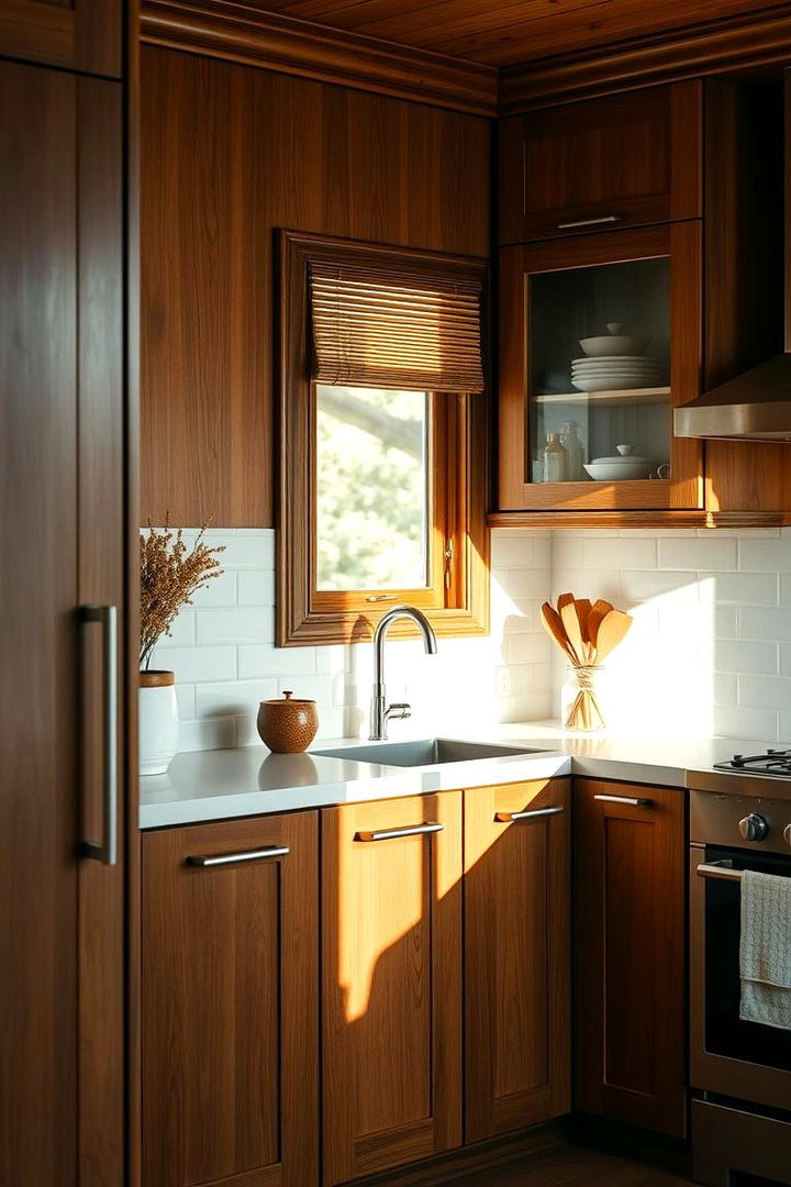 Warm Wood Elements - 22 Transitional Kitchen Ideas
