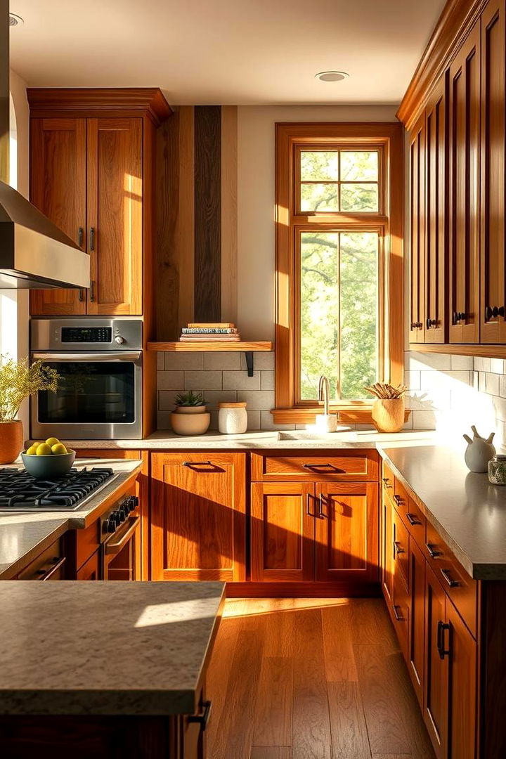 Warm Wood Tones - 22 Cottage Kitchen Ideas