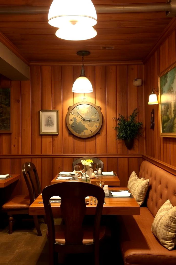 Warm Wooden Paneling - 22 70s Dining Room Design Ideas