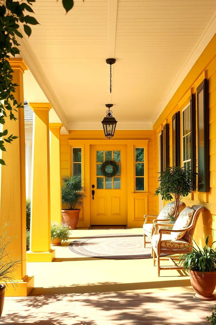 Warm Yellow - 22 Porch Paint Colors