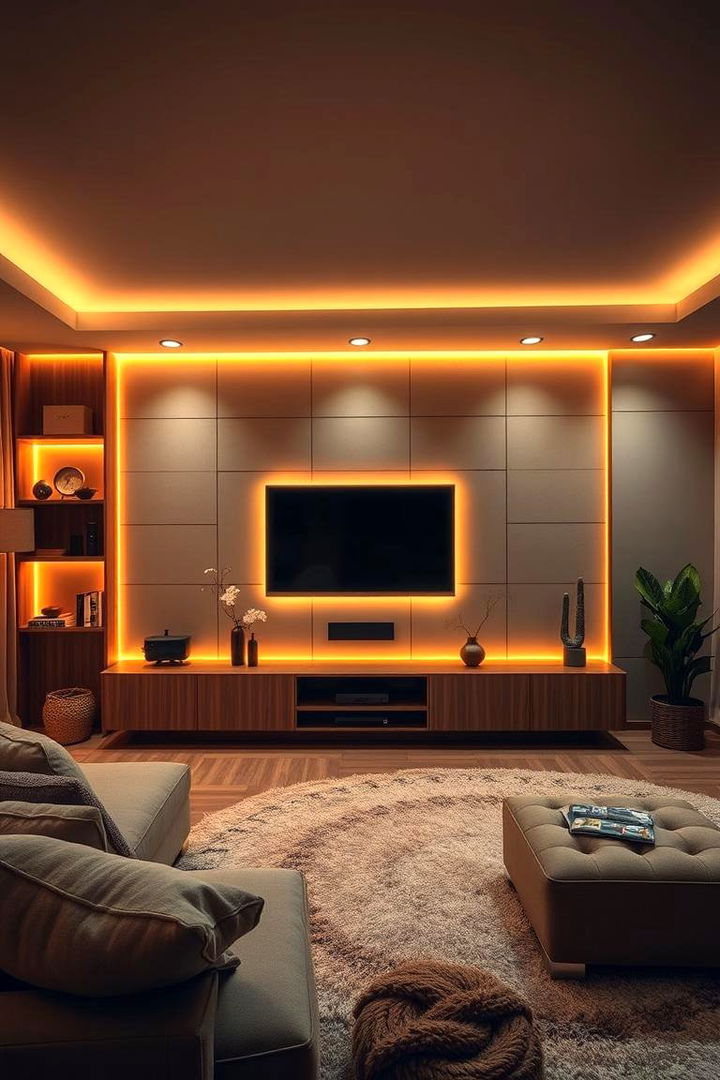 Warm and Cozy Media Walls - 22 Media Wall Ideas