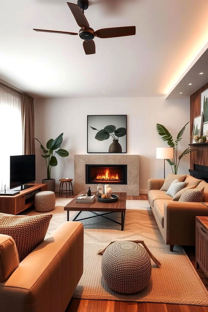 Warm and Inviting Accents - 22 Apartment Small Living Room Ideas