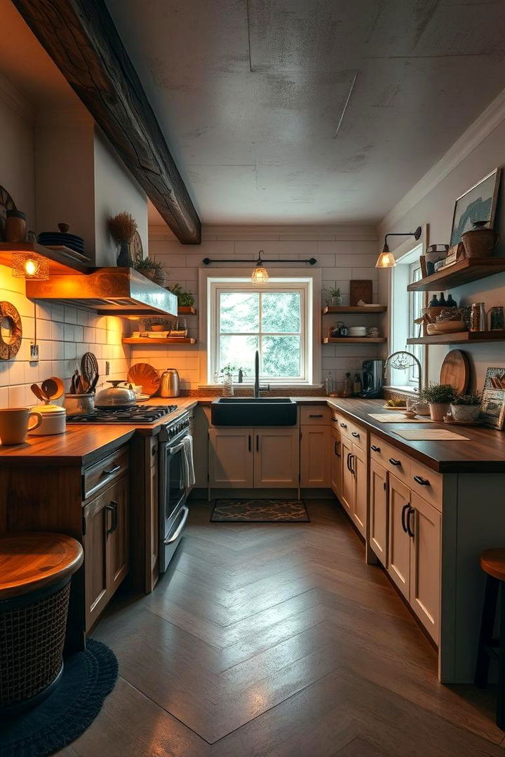 Warm and Inviting Atmosphere - 22 Kitchens With Grey Floors