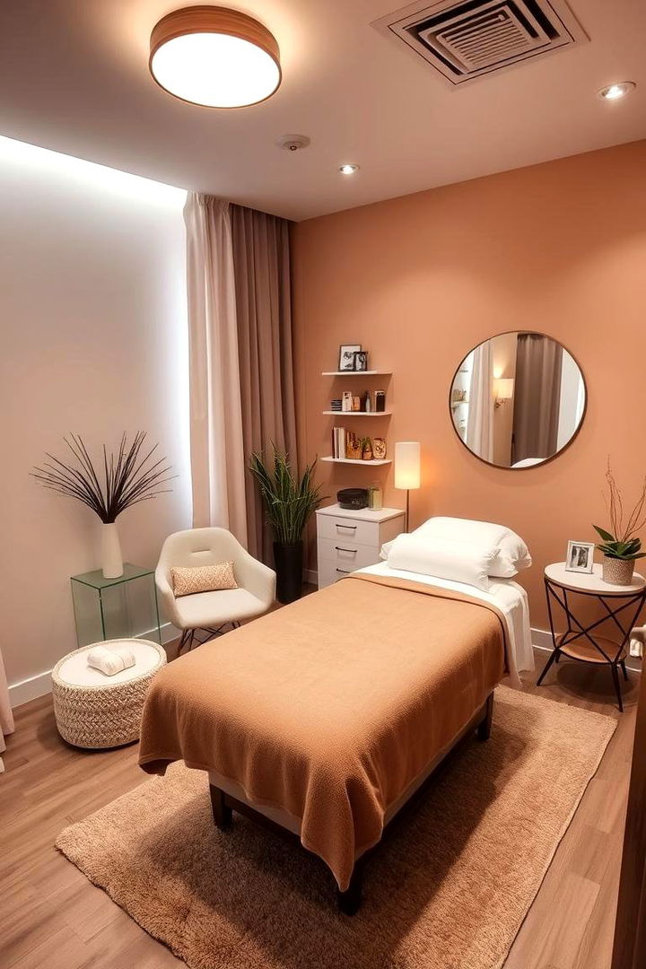 Warm and Inviting Atmosphere - 22 Esthetician Room Ideas