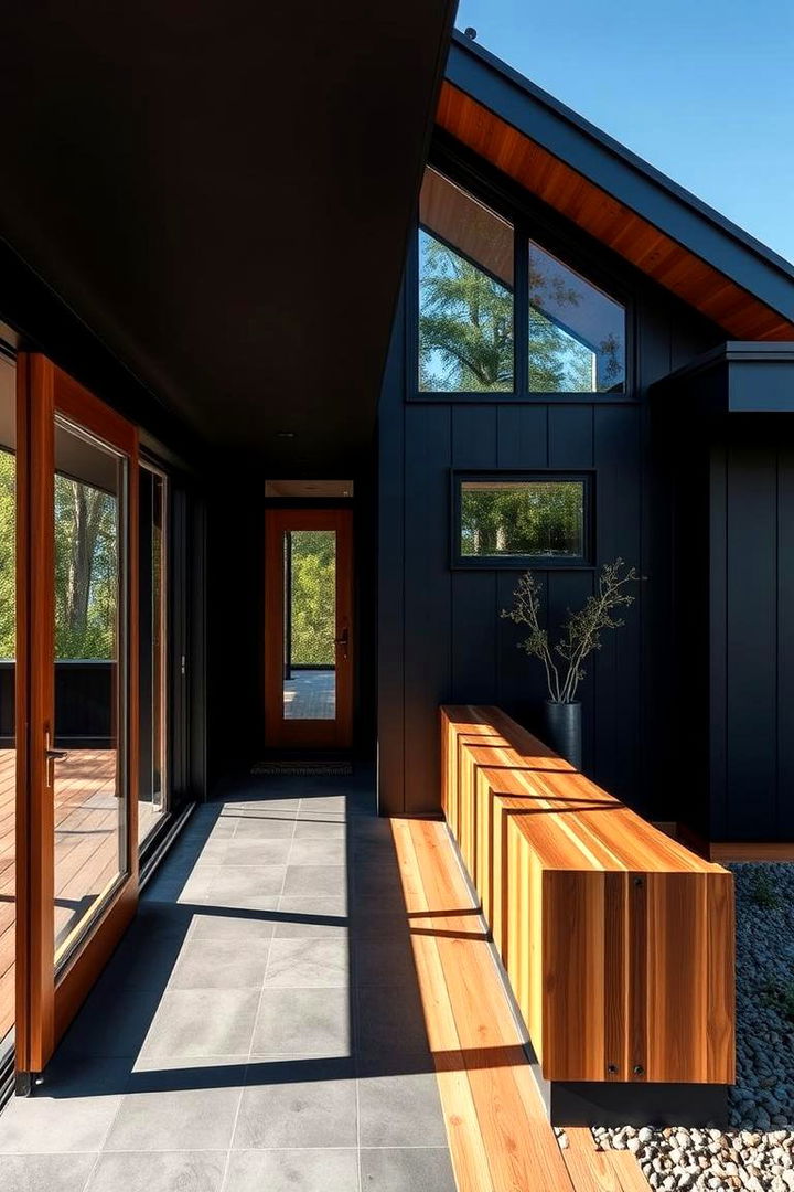 Warmth and Inviting Character - 22 Black House With Cedar Accents