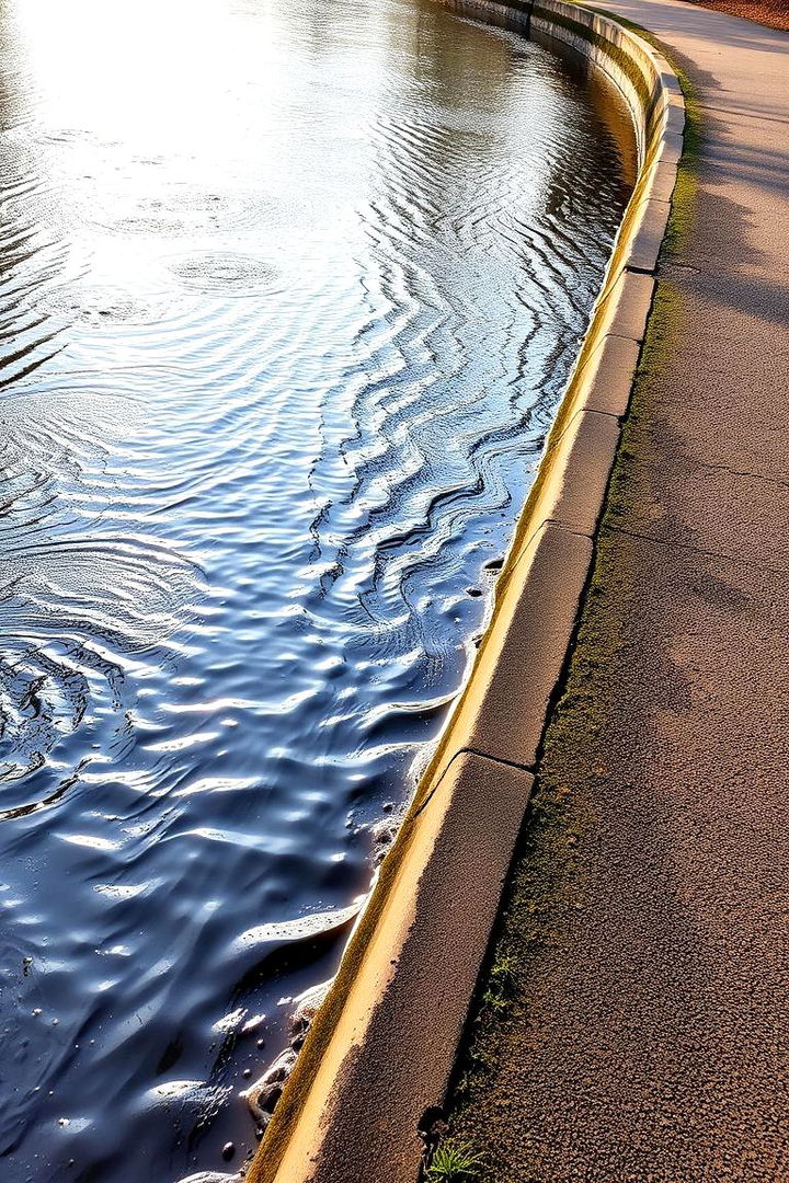 Water Adjacent Curved Path - 22 Curved Walkway Ideas