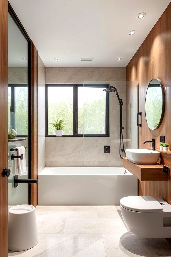 Water Efficient Features - 22 Natural Bathroom Ideas