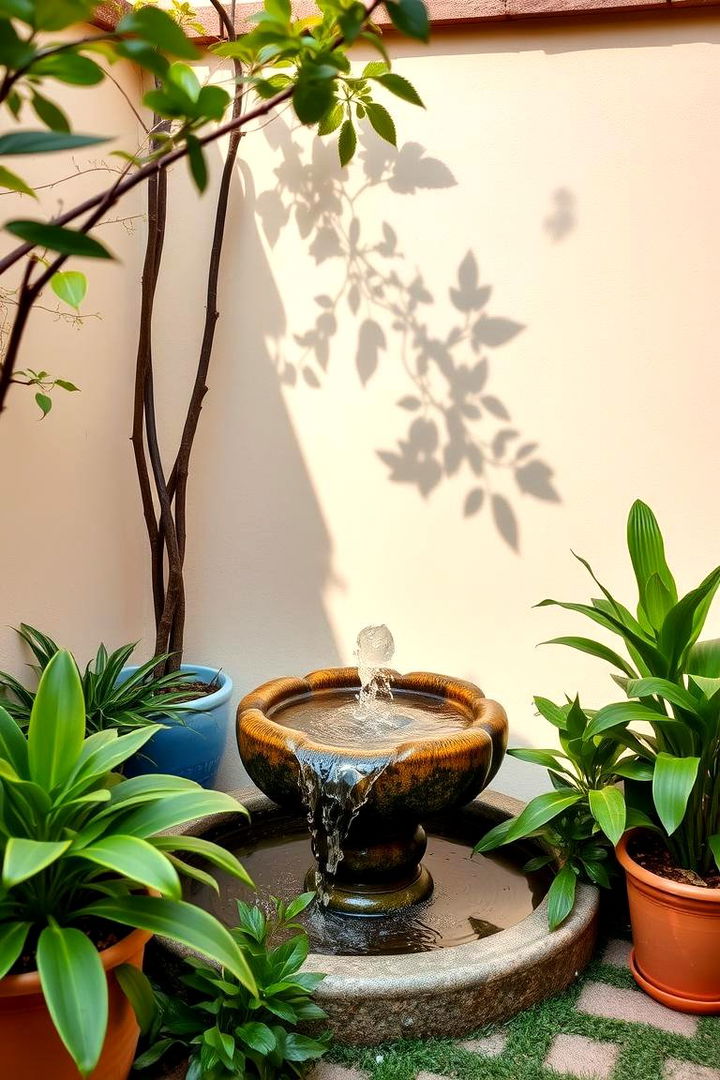 Water Feature Accent Corner - 22 Corner Garden Ideas With Pots