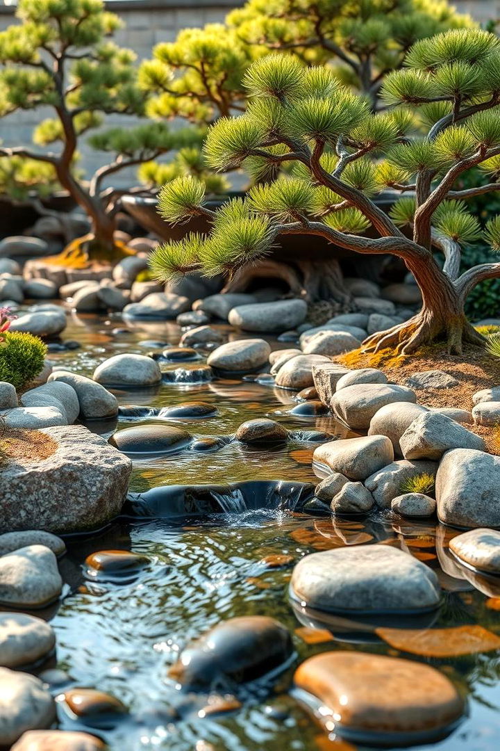 Water Feature Bonsai Garden - 22 Bonsai Garden Ideas