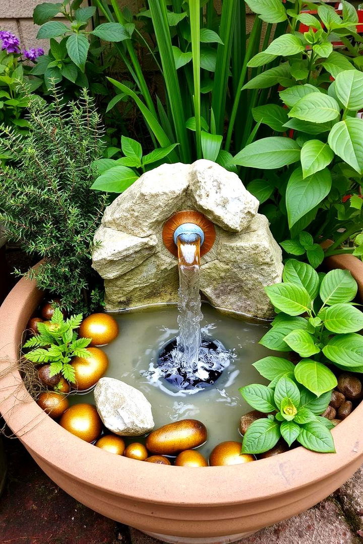 Water Feature Containers - 22 Container Garden Ideas