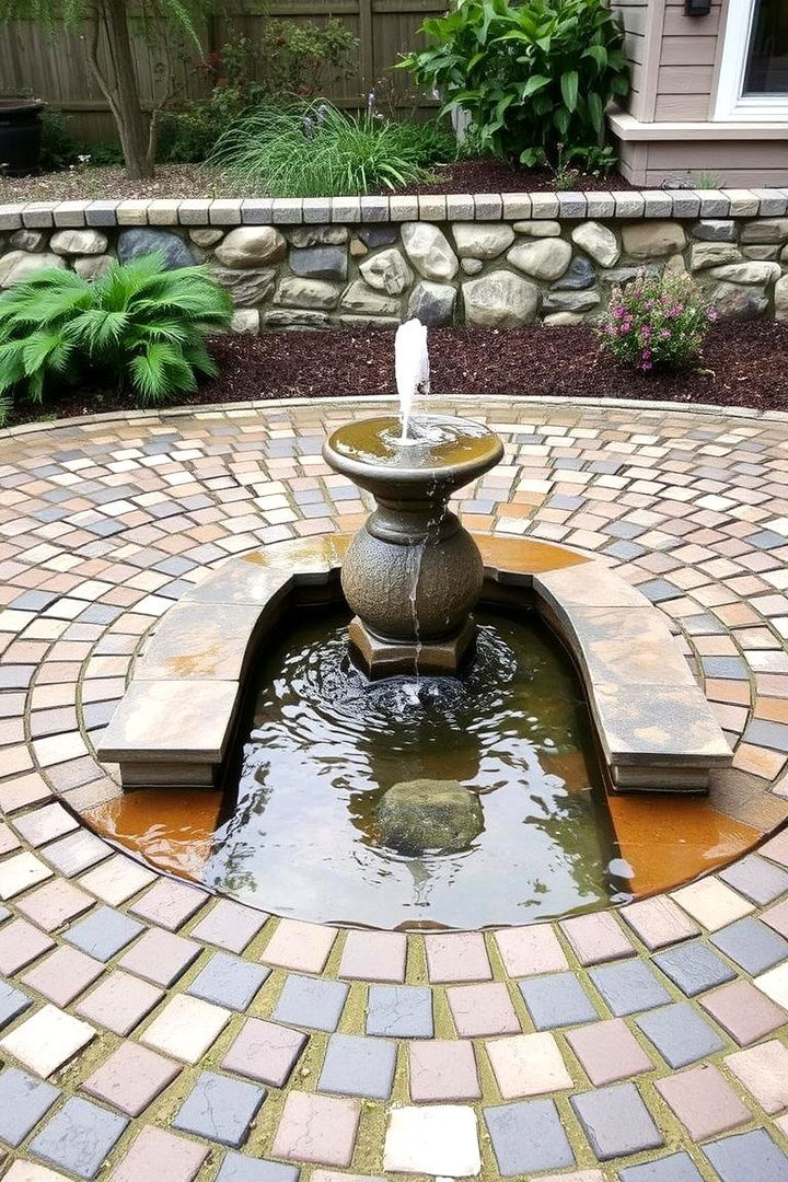 Water Feature Enhancements - 22 cobblestone patio ideas