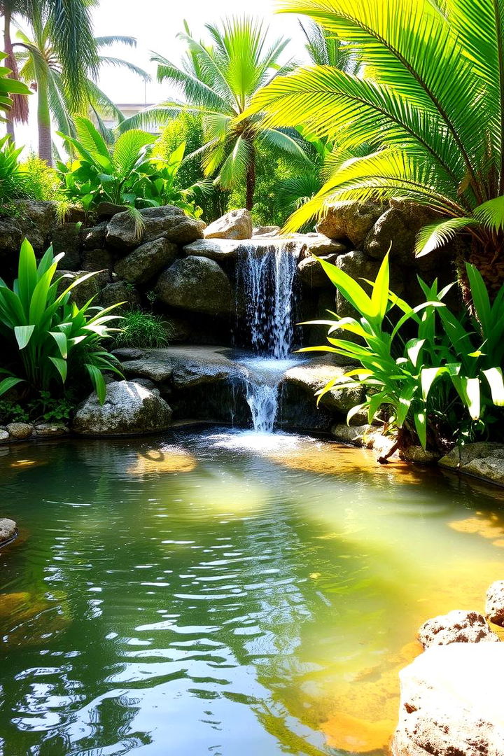Water Feature Haven - 22 Tropical Garden Ideas