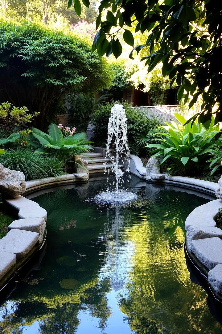 Water Feature Sanctuary - 22 Enclosed Garden Ideas