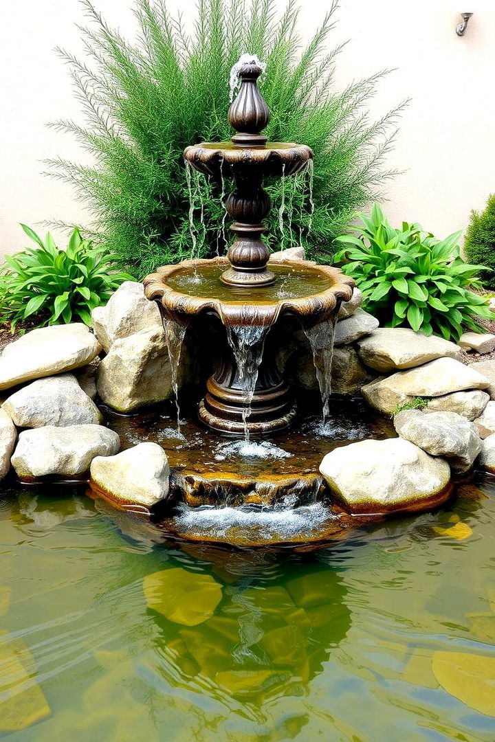 Water Feature and Fountain - 22 Large Backyard Ideas