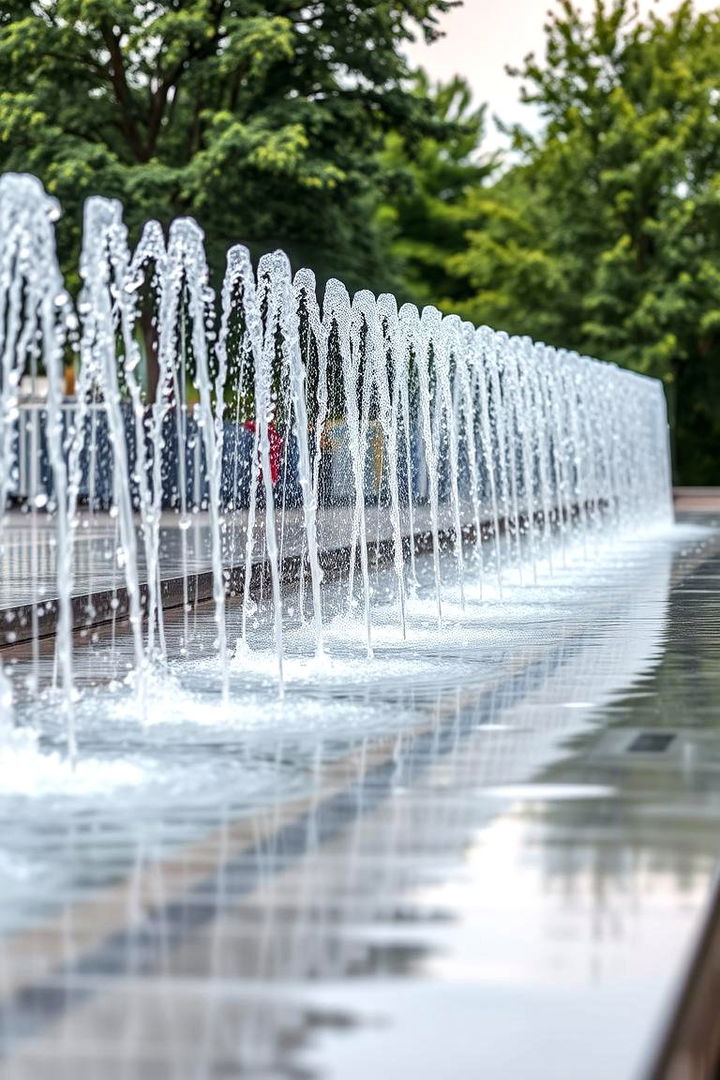 Water Fountain Barrier - 22 Outdoor Privacy Screen Ideas