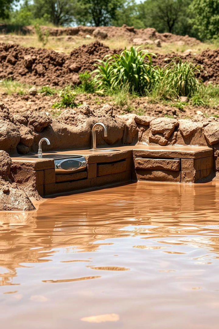 Water Infused Mud Kitchen Fun - 22 Mud Kitchen Ideas
