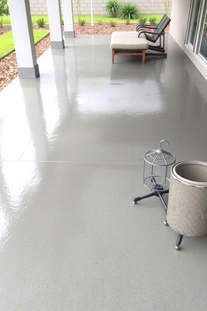 Water Resistant Outdoor Concrete - 22 Concrete Floor Design Ideas