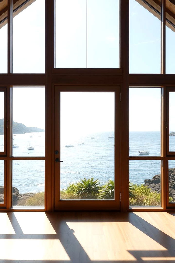 Waterfront Scenic Windows - 22 Coastal Bedroom Ideas