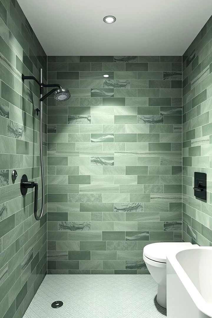 Watermark Wonder - 22 Green Bathroom Tile Ideas