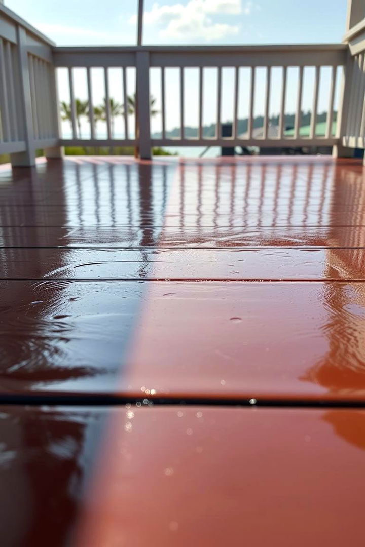 Waterproof Coated Deck Flooring - 22 Deck Flooring Ideas