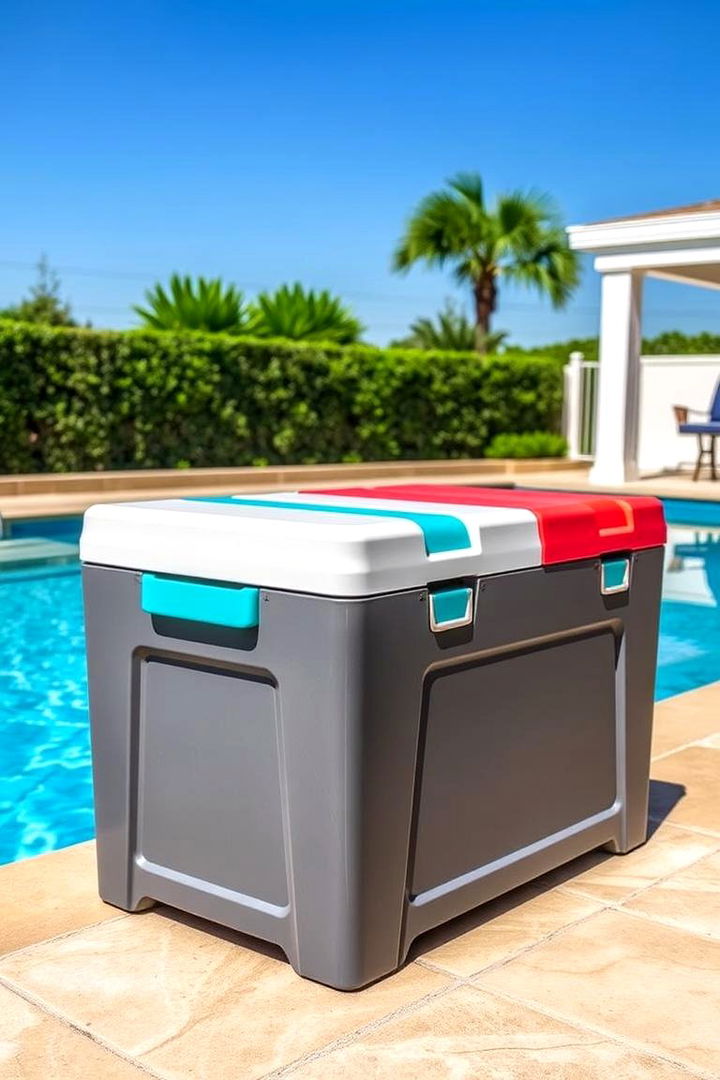 Waterproof Deck Boxes for Poolside Essentials - 22 Pool Storage Ideas