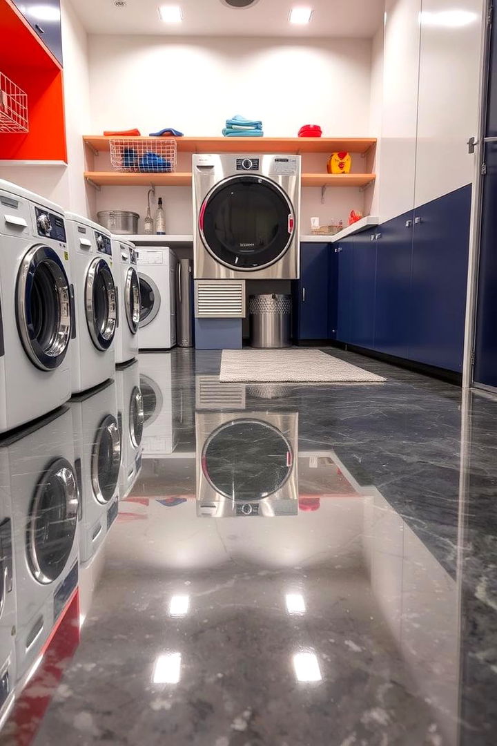 Waterproof Epoxy Flooring - 22 Laundry Room Floor Ideas