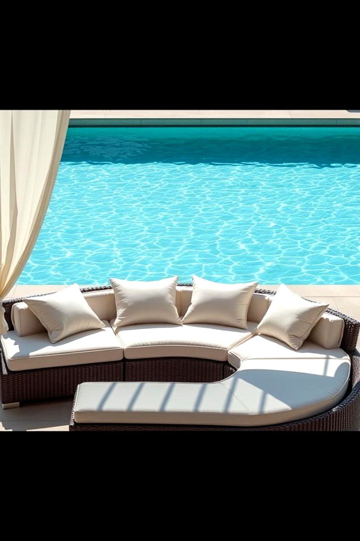 Waterproof Sectional Daybeds - 22 Pool Furniture Ideas