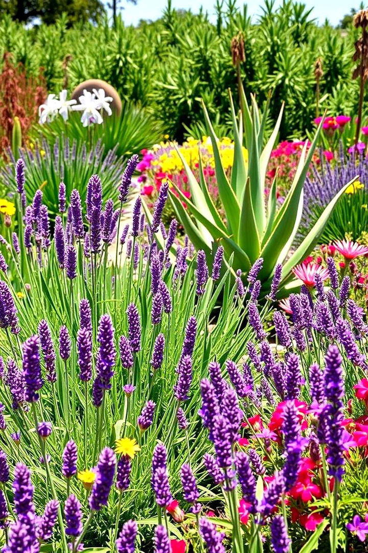 Waterwise Festive Garden - 22 Front Yard Texas Flower Bed Ideas